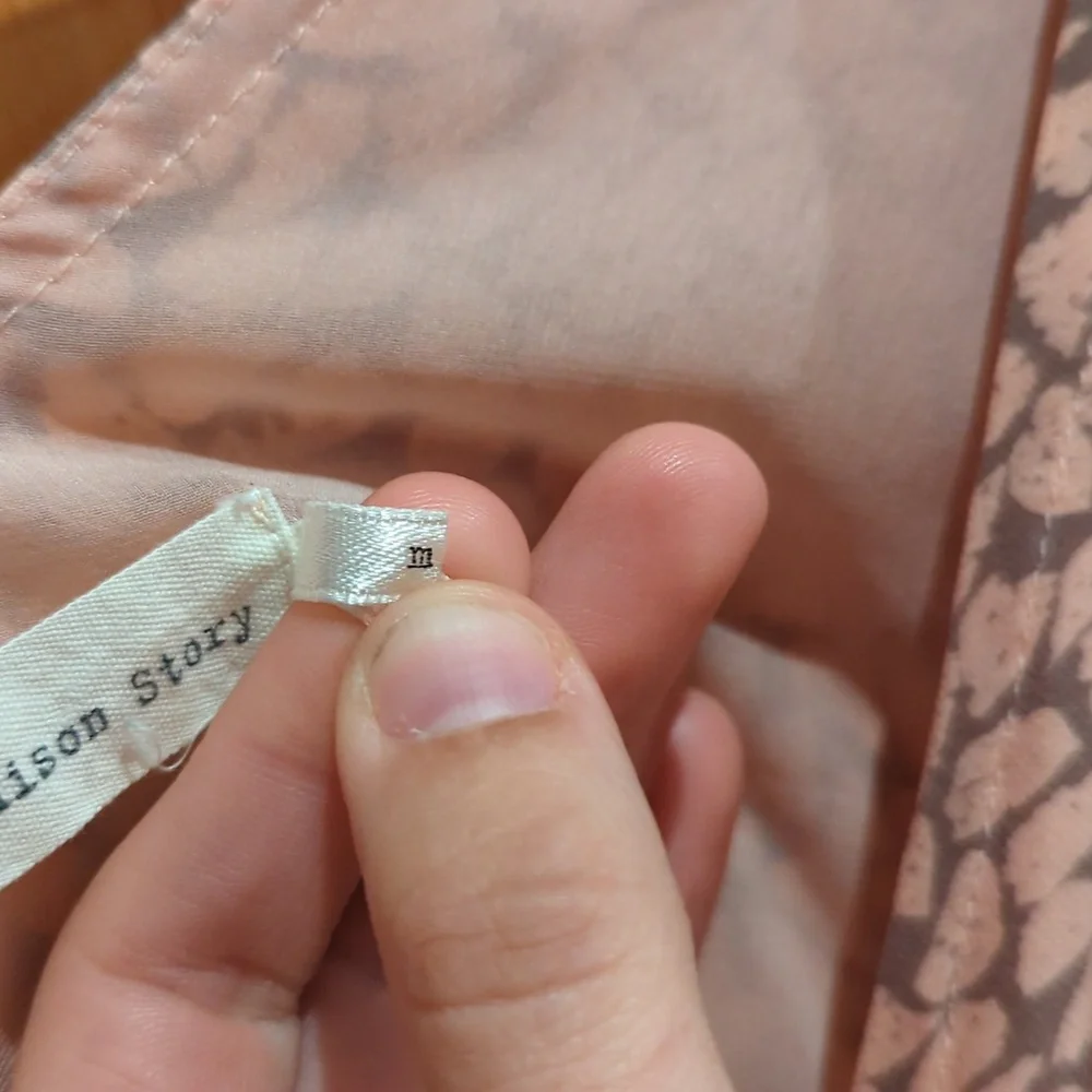 100% Silk Anthropologie Maxi Dress - Picture 3 of 8